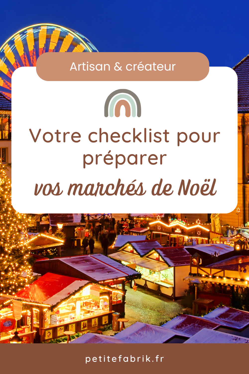 La checklist de l'artisan créateur pour préparer vos marchés de Noël